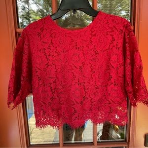 Crop top Women's XL floral top